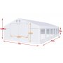 Partyzelt aus PVC - 6 x 12 m