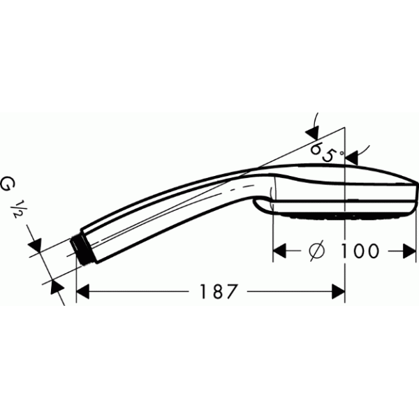 Hansgrohe Croma 100 Multi håndbruser