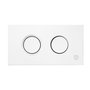 Gustavsberg Toptrycke Triomont XT pneumatisk duo hvid